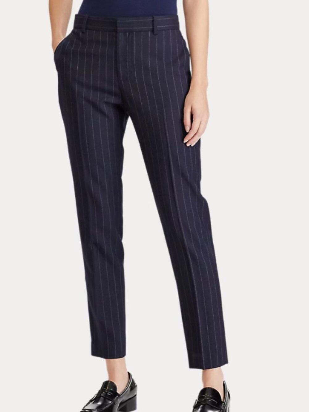 Ralph Lauren Navy Pinstripe Pants